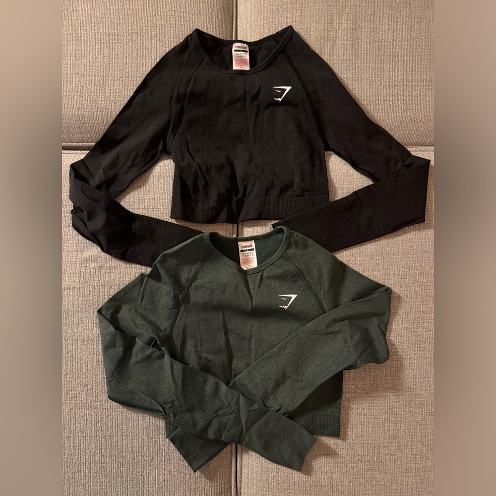Gymshark Long Sleeve Crop Tops
